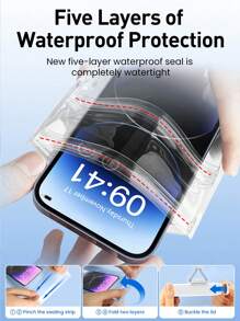 Rocoren 1 Piece Rocoren Transparent Mobile Phone Waterproof Bag Touch Screen Waterproof Mobile Phone Case For Swimming