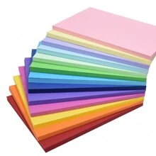 50 Sheets/Pack A4 Colored Paper 200gsm Multipurpose Paper For Diy Greeting Card, Color Printing, Office Work, Art And Crafts, Origami