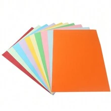 50 Sheets/Pack A4 Colored Paper 200gsm Multipurpose Paper For Diy Greeting Card, Color Printing, Office Work, Art And Crafts, Origami