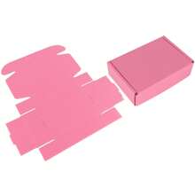 10pcs Pink 3-Layer Extra Sturdy Corrugated Cardboard Packaging Box, Size: 5.12x3.15x1 Inches / 10pcs 5.12x3.15x1 Inches Small Mailer Shipping Boxes Packing Box, Corrugated Cardboard Box Ideal For Small Business Packaging, Crafts, Festivals, And Christmas Gift Packing (Pink),Christmas Valentine Day
