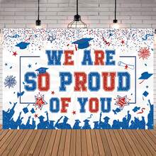 5*3 Feet 2024 Graduation Backdrop Various Styles Glitter Large Graduation Party Backdrop 2024 Congratulations Graduates Banner Prom Cake Table Decoration Photo Booth Props - Graduation-5 - View 1