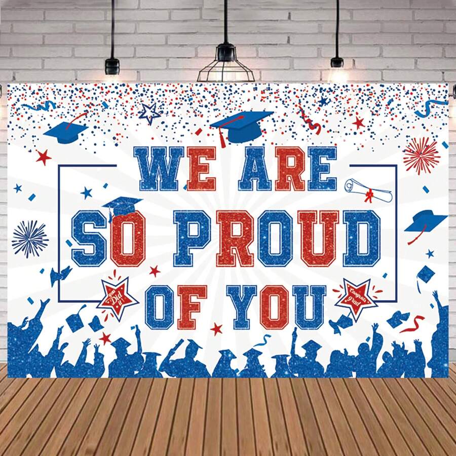 5*3 Feet 2024 Graduation Backdrop Various Styles Glitter Large Graduation Party Backdrop 2024 Congratulations Graduates Banner Prom Cake Table Decoration Photo Booth Props - Graduation-5 - View 1