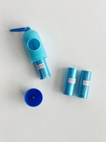 1 盒 + 45 件袋 / 1 盒 + 90 件袋 / 150 件袋 婴儿推车便携式垃圾袋分配器盒和塑料袋 - 藍和深藍 - 查看 6