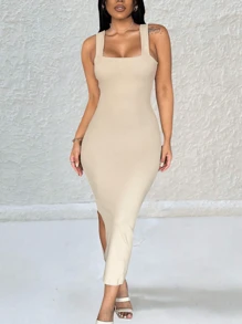 Women Dresses - Màu be - Xem 1