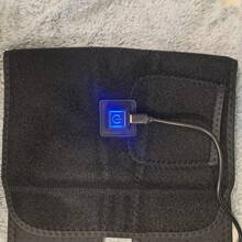 Knee Pad With Heat - Black - View 9