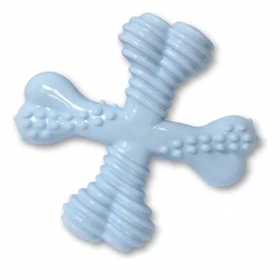 Brinquedo Mordedor para cachorro Spinner super resistente Odontopet mastigação para cães filhotes Azul