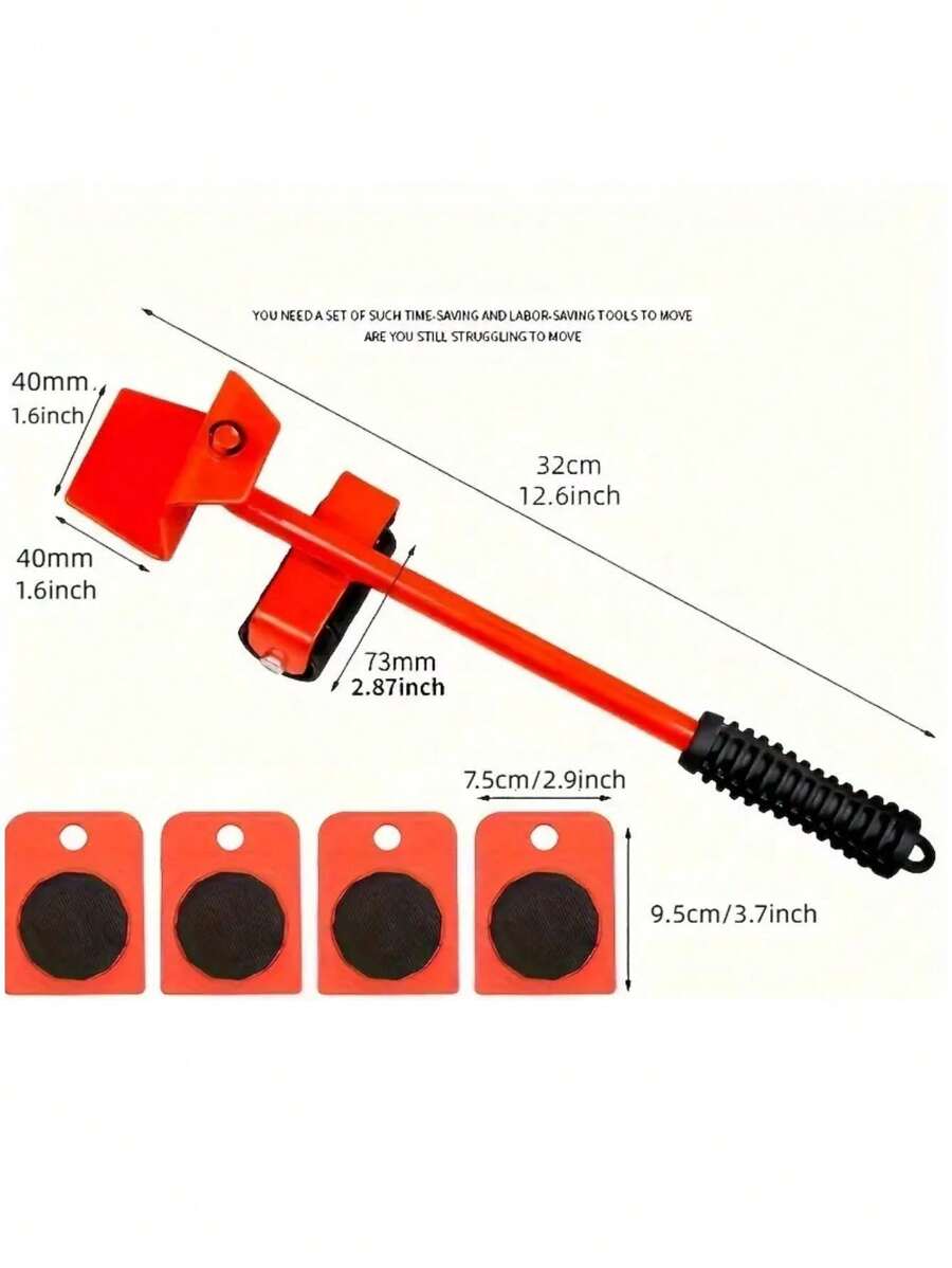 Furniture Lifter And Transport Tools Set, Heavy Duty 360Degree