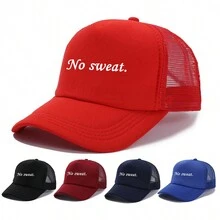 Boné de beisebol masculino para atividades externas, boné de proteção solar com malha, estilo de boné de caminhoneiro na moda coreana, boné de beisebol feminino