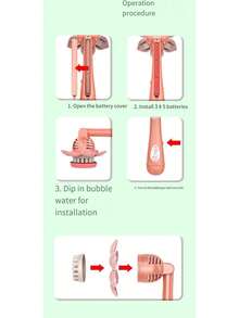 23 lỗ Gatling Súng đồ chơi Bong bóng Gương sen Máy móc Bong bóng Nước Gậy , Màu sắc tùy ý - Nhiều màu - Xem 9