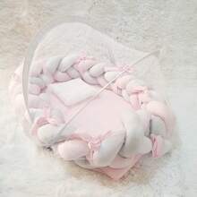 Mosqueteiro Para Ninho Redutor De Berço Universal Portátil Protetor