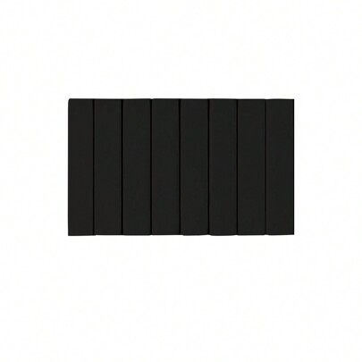 cabeceira de solteiro tecido cor preto