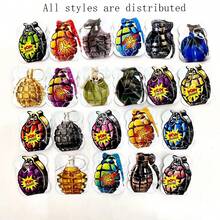 10入組模擬手榴彈惡作劇玩具,幽默生活惡作劇和嚇人裝置,批發減壓新年鞭炮 - 彩色 - 查看 2