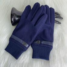 Women Full Finger Gloves - Màu xanh hải quân - Xem 2