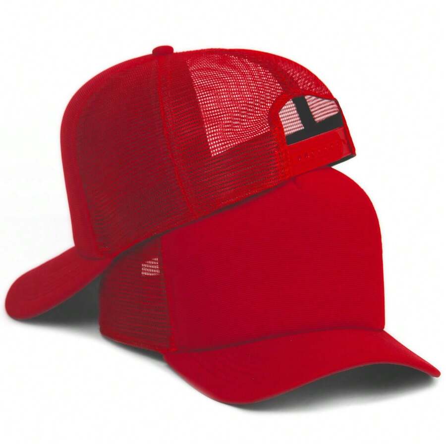 Men Baseball Cap For Daily Use For Summer Gift For Friend Casual - Red - View 1