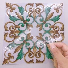 Alwayspon 10Pcs Peel And Stick Vinyl Wall Tile Sticker, Self-Adhesive Waterproof Backsplach Sticker For Kithchen Bathroom Decor, Square PVC Tile Decals Apply On Tiles, Easy To Use Clean And Remove - Garden - View 6