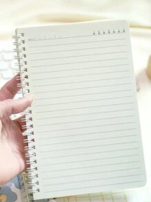 M O K A 4入組A5螺旋筆記本，每本筆記本內頁60張線稿頁，可愛卡通便條簿，適用於學生和辦公室使用 - 彩色 - 查看 4