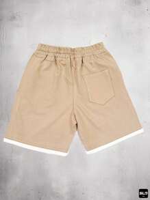 Teen Boys Shorts - Beige - View 2