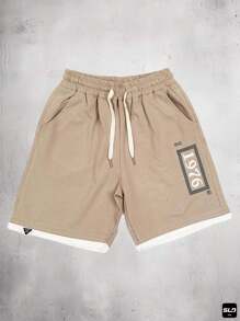 Teen Boys Shorts - Beige - View 1