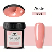 5.29 Ounces Of Nail Extension Gel French Acrylic Gel Immersion UV LED Nude Pink - Perfect For French Nail Art, Hard Gel Formula, Long-Lasting, Nourishing Ingredients, Nail Art Accessory