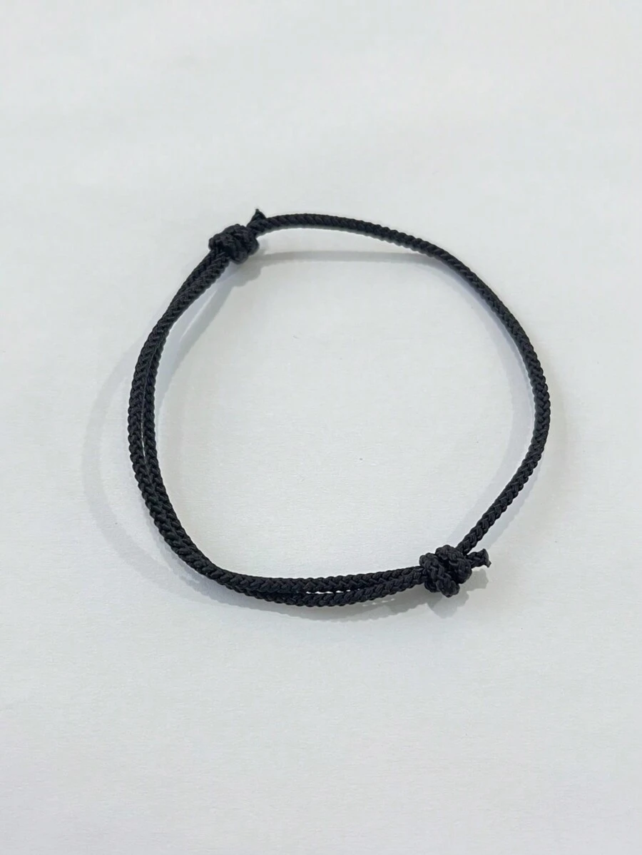 1條時尚可調整的幸運紅色女士手鍊,作為禮物送給女性皆宜 - 黑色 - 查看 1