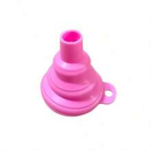 1pc Silicone Collapsible Funnel - Kitchen Gadget For Easy Liquid Transfer