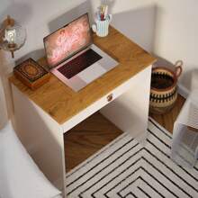 Escrivaninha Multifuncional com 1 Gaveta Sala / Quarto / Escrirório / Estudo - Estilo Varias Cores