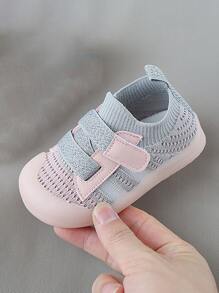 Nuevos Zapatos Deportivos Antideslizantes Con Malla Transpirable En Las Suelas De Gelatina Para Niños Y Niñas De 6 Meses A 3 Años De Edad En La Etapa De Aprendizaje A Caminar En La Primavera/verano De Este Año
