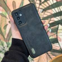 1入組復古啞光皮革磁吸內置保護殼，帶有TPU材質，適用於蘋果、三星S23 Ultra、S22 Ultra和S21 FE等手機 - 黑色 - 查看 1