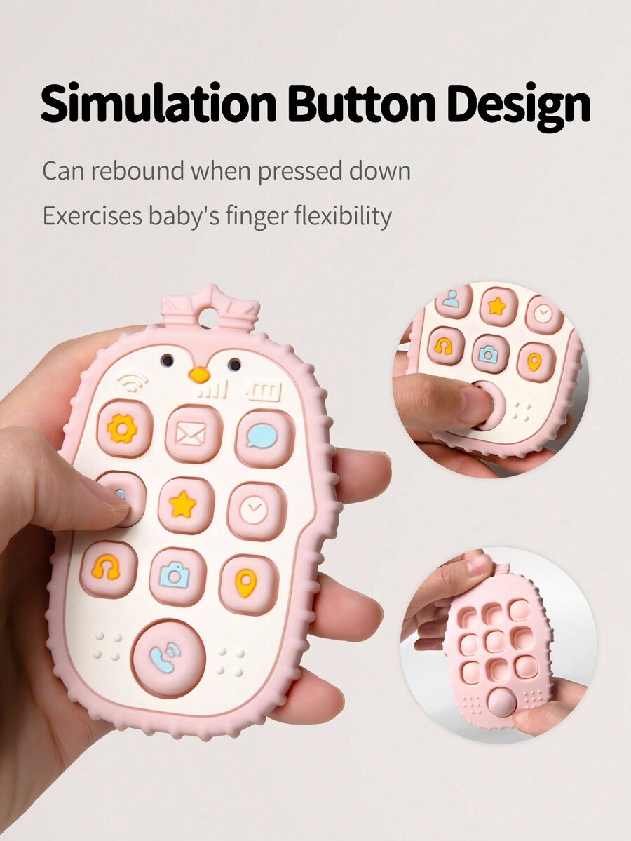 3pcs/Set Silicone Video Game Controller Teethers Sensory Chew Toys