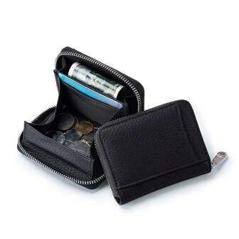 New Women Wallets Female Genuine Leather Large Capacity RFID S Small Soft Cowhide Bag Card Holders For Women Wallet Mini Wallet Purse Wallet For Men Coin Wallet Travel Wallet