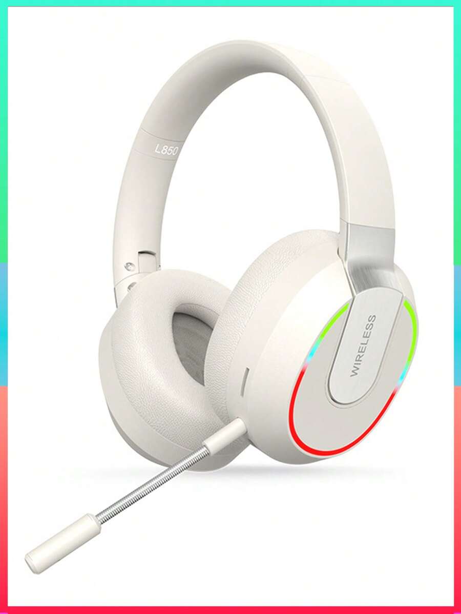 全新升级版 BT 5.1 无线耳机 TWS HIFI 无源防噪耳机带高清麦克风 3D 环绕立体声适用于游戏音乐视频