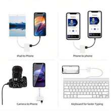 3-in-1 SD-Kartenleser OTG-Adapter 2.0/3.0 Anschluss kompatibel mit MacBook Pro Laptop PC Kamera Handye
