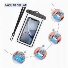 5 Pieces Waterproof Dustproof Diving Phone Case, Random Colors - Multicolor - View 5