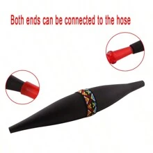 1 szt. Akcesoria do fajki wodnej: Worek na lód, Chłodzący ustnik, Żelowe silikonowe końcówki do fajki wodnej, Wielokolorowe, Złącze węża do fajki wodnej Arabica