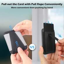 Magsafe Wallet Stand Leather,Holds 1-7 Cards,Compatible With IPhone 12/13/14 Plus/Pro/Max,Magnetic Credit Card Holder - 2 PCS BLACK - View 4