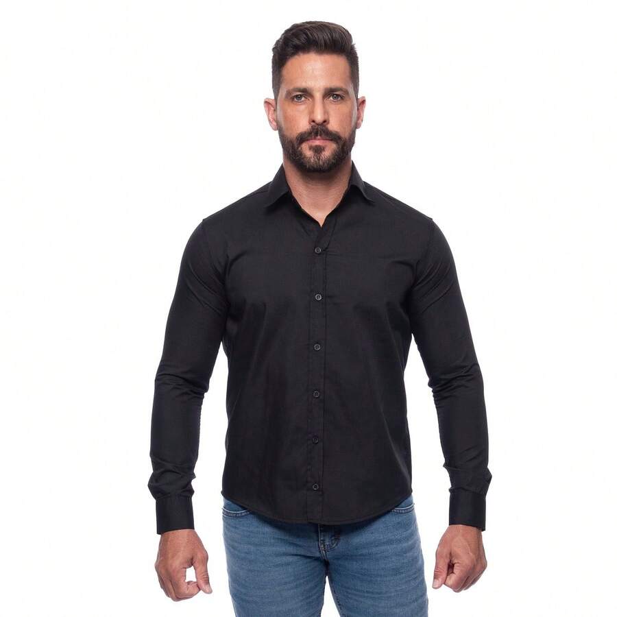 Men Shirts - màu đen - Xem 1