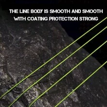 8 Sợi Bện Dây câu cá - - Mài mòn Chống lại , Trơn tru Đối với & Nước mát , Có sẵn In 500 - huỳnh quang màu xanh lá cây - Xem 3