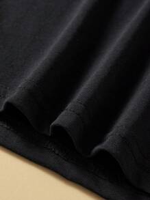 Young Boy Casual Short Sleeve T-Shirt Set, Cartoon Dinosaur Pattern Print, Summer Fashion, 2pcs Short Sleeve T-Shirt And Shorts - Multicolor - View 6