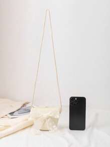 2pcs/Set Kids Straw Hat & Bag Set, Summer Children Sun Protection Hat, Baby Straw Hat And Straw Bag, Cute Wide Brim Woven Sun Hat, Suitable For Kids And Girls - White - View 9