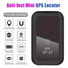 1入組迷你GF-07汽車GPS追踪器，適用於兒童/寵物/汽車，GSM/GPRS/GPS追踪裝置，即時追踪，防盜防丟，定位器SIM信息定位器（不含SIM卡和迷你記憶卡） - 黑色 - 查看 11