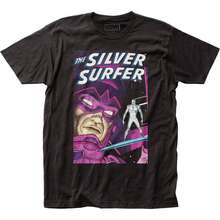 Silver Surfer And Galactus: Parable T-Shirt - Black - View 1