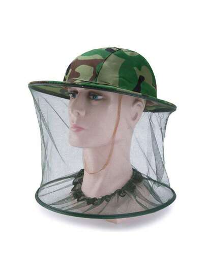 1 st Summer Anti-Mosquito Bucket Hat, solskyddande myggmedel för biodlingskamouflage, unisex