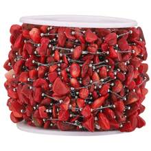 100cm Stainless Steel Chain With Asymmetrical Natural Stone Beads & Shell Pendants For Diy Jewelry Making Components - Stainless Steel Irregular Chain - View 19