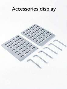 1pc Multi-Function Expandable Storage Rack, Kitchen Spice Rack, Home Organizer Rack, Cabinet Shelf - Multicolor - View 6