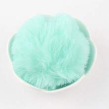 4pcs Lông thỏ Pompom Những quả bóng 8cm Với Đàn hồi Ban nhạc Nhân tạo lông tơ Mềm mại DIY Pom Poms Thủ công Quần áo May vá Thủ công mỹ nghệ Quân nhu - Màu vàng - Xem 11