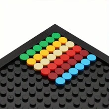 200 stuks/partij Tegel 1x1 Ronde Speciale Baksteen Bouwblok Kleine Deeltjes Bulk Bakstenen Onderdelen Diy Speelgoed Wintercadeaus, Bouwstenen, Bouwstenen, Bakstenen