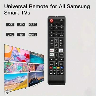 1pc Universal Remote Control Compatible With Samsung-TV-Remote, BN59-01315A Remote Replacement For All Samsung LCD LED HDTV 3D 4k 8k Smart TVs Including 2022, 2021, 2020, 2019, 2018, 2017 Series TV Easy Used