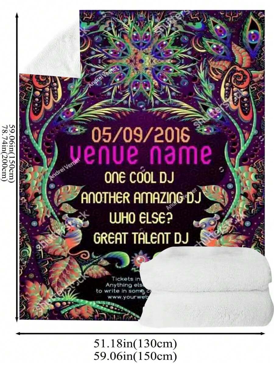 1 Miếng Độ Nét Cao In hoa kỹ thuật số Chăn , Thích hợp Đối với Không khí , Ghế sofa , , - Nhiều màu - Xem 1