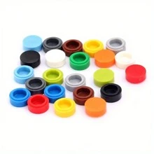 200 stuks/partij Tegel 1x1 Ronde Speciale Baksteen Bouwblok Kleine Deeltjes Bulk Bakstenen Onderdelen Diy Speelgoed Wintercadeaus, Bouwstenen, Bouwstenen, Bakstenen