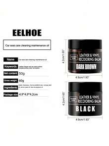1pc Leather Color Repair And Care Oil For Sofa, Jacket, Bag, Car Seat(50ml) - Multicolor - View 12